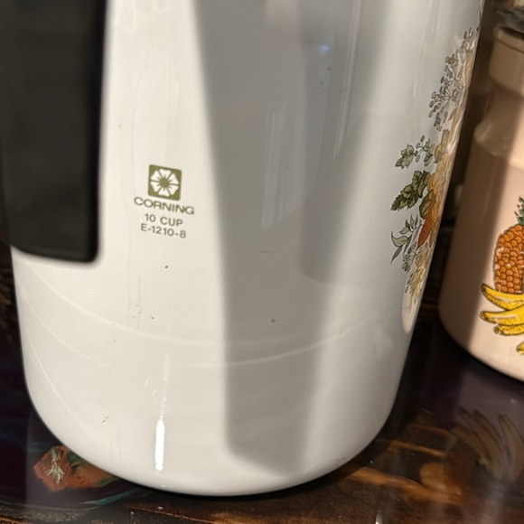 CorningWare E-1210-8 Vintage Coffee Percolator Spice of Life - Picture 3 of 7